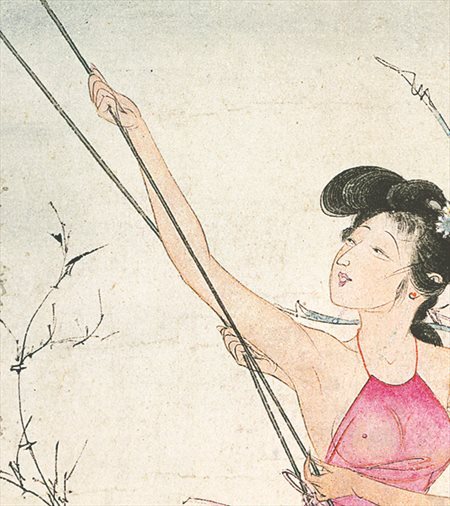 饶阳-胡也佛的仕女画和最知名的金瓶梅秘戏图